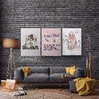 تابلو شاسی طرح دخترانه  TA-1030