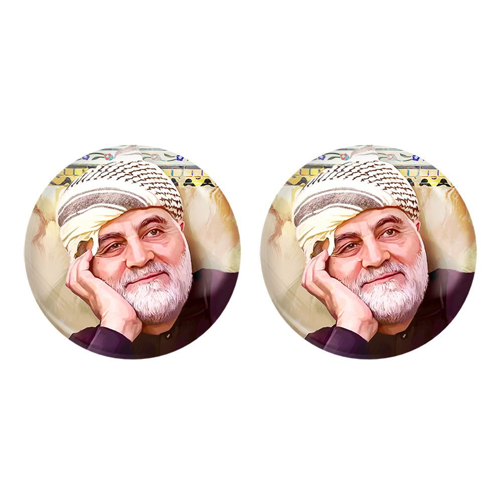 پیکسل خندالو مدل سردار قاسم سلیمانی کد 12598 به همراه مگنت