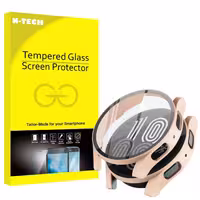 کاور انتک مدل Tempered-N مناسب برای ساعت هوشمند سامسونگ Galaxy Watch 4 44mm به همراه محافظ صفحه نمایش | کالا برتری