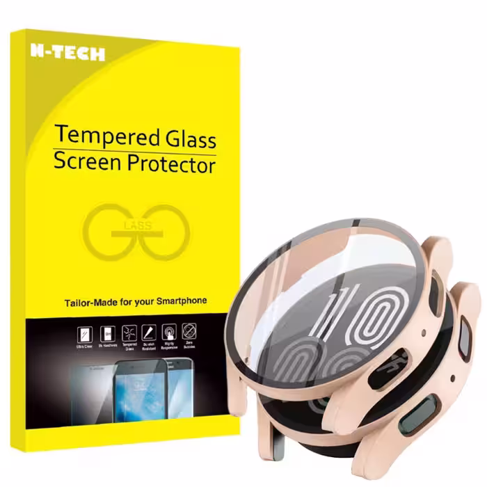 کاور انتک مدل Tempered-N مناسب برای ساعت هوشمند سامسونگ Galaxy Watch 4 44mm به همراه محافظ صفحه نمایش | کالا برتری