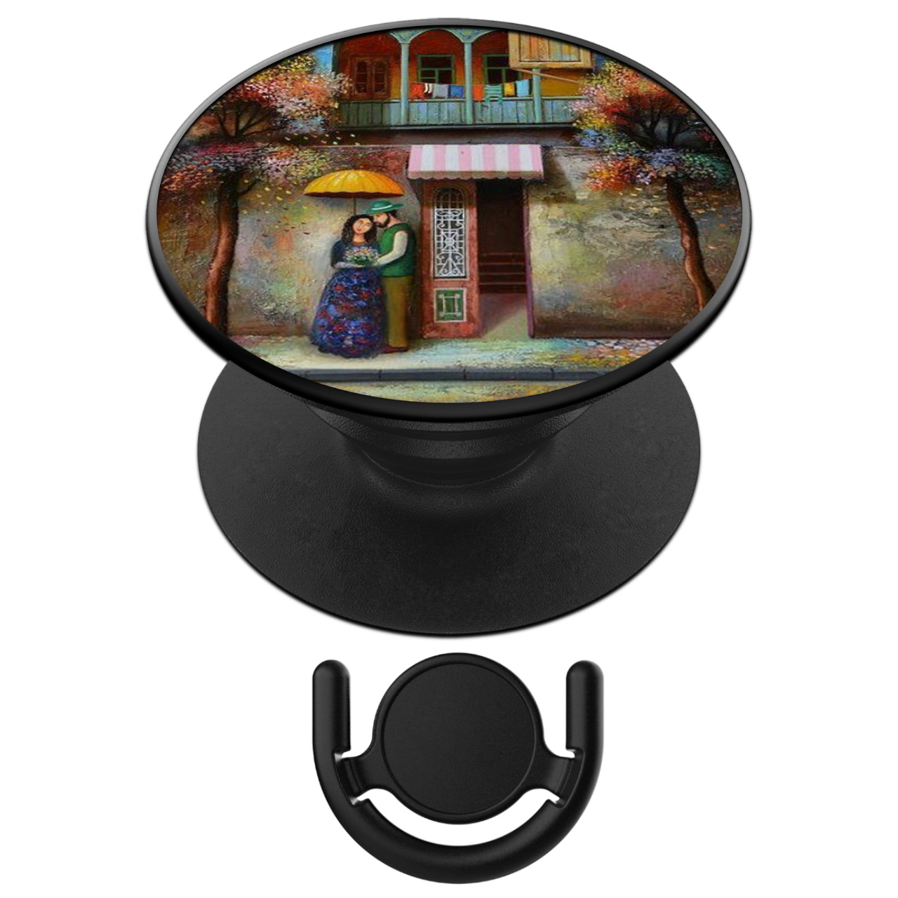 پایه نگهدارنده گوشی موبایل پاپ  سوکت آکام مدل APSC001998 به همراه پاپ کلیپ