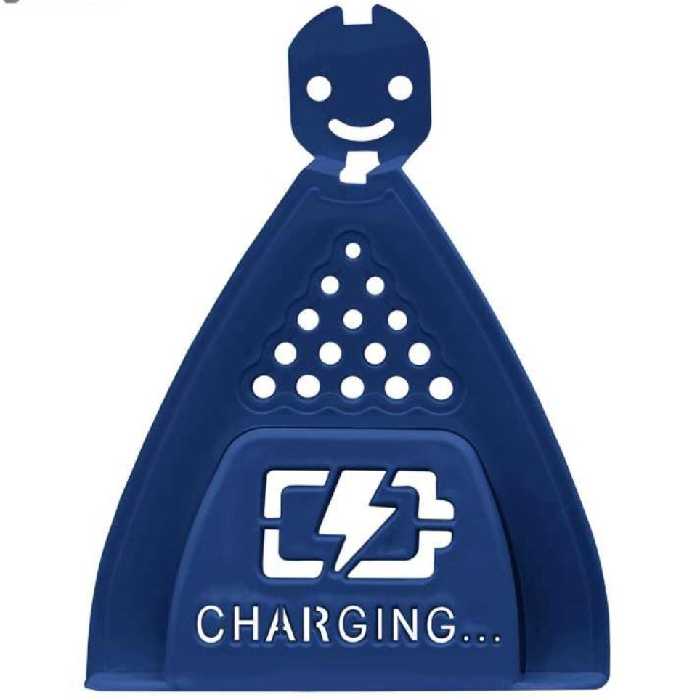 پایه نگهدارنده شارژر موبایل رنگ آبی 