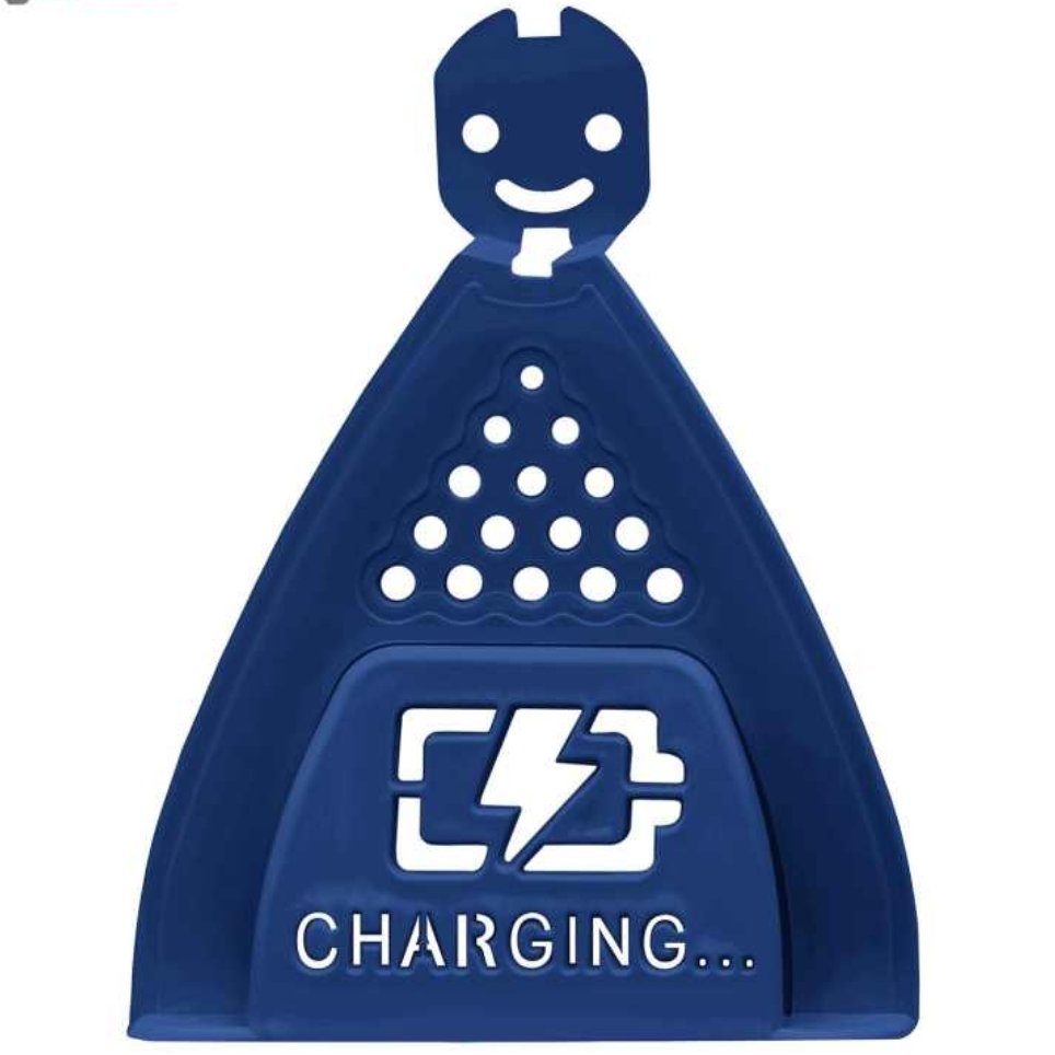 پایه نگهدارنده شارژر موبایل رنگ آبی 