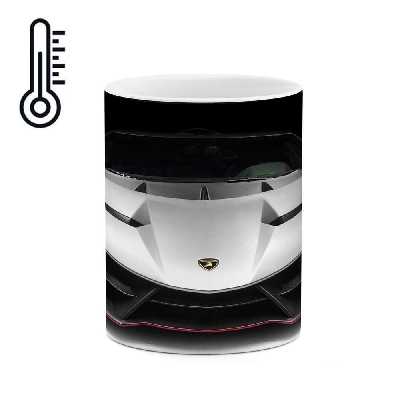 ماگ حرارتی طرح ماشین Lamborghini veneno مدل mgph15611