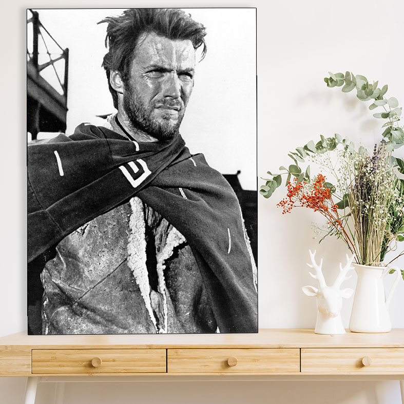 تابلو شاسی گالری استاربوی طرح فیلم خوب بد زشت مدل بازیگران 0114