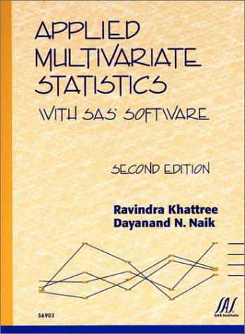 خرید و دانلود نسخه کامل کتاب Applied Multivariate Statistics With SAS Software