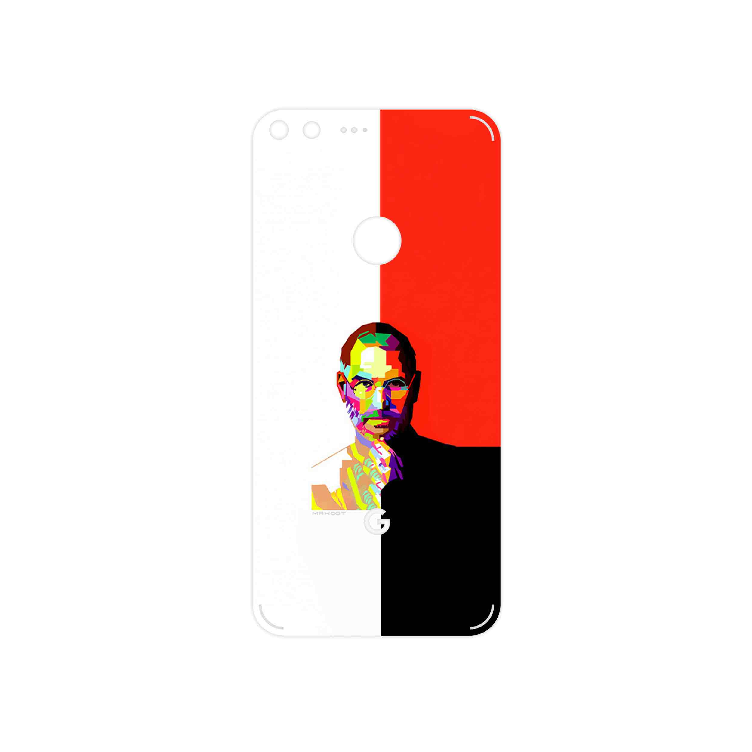برچسب پوششی ماهوت مدل 1 Collage of Steve Jobs مناسب برای گوشی موبایل گوگل Pixel XL