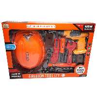 ست اسباب بازی ابزار مدل دریل و کلاه کد 76