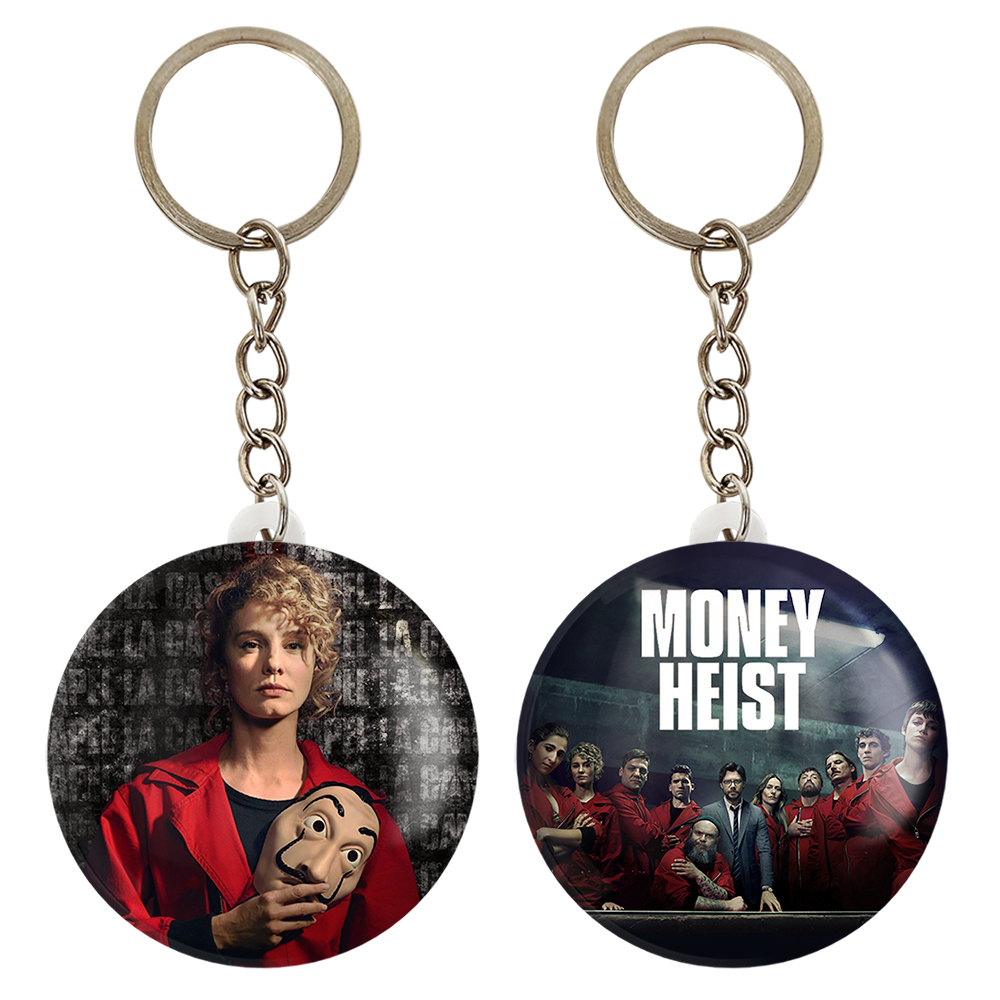 جاکلیدی خندالو مدل مونیکا استکهلم سریال Money Heist کد 32223236 مجموعه 2 عددی