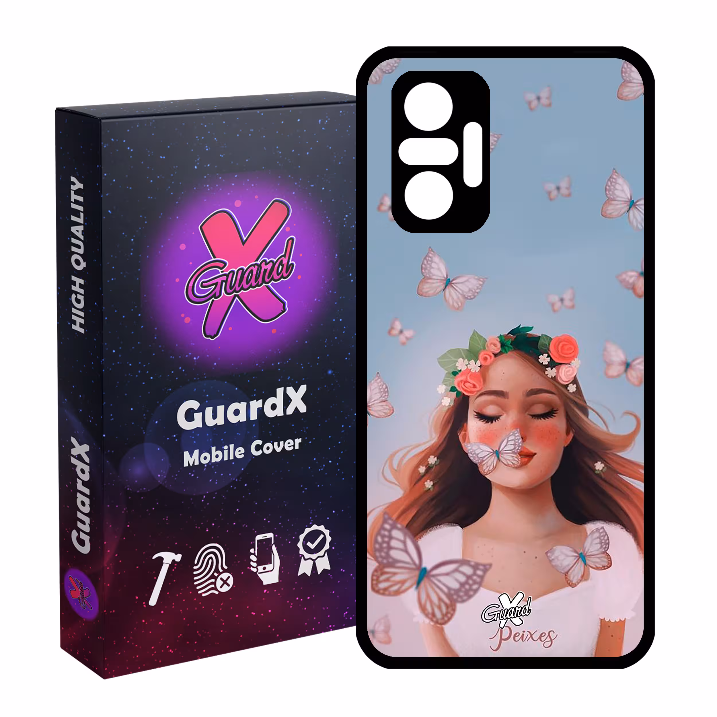 کاور گارد ایکس طرح Girl مدل Glass10380 مناسب برای گوشی موبایل شیائومی Redmi Note 10 Pro / Note 10 Pro Max