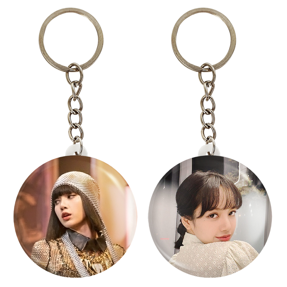 جاکلیدی خندالو مدل لیسا بلک پینک کد 1435014352 مجموعه 2 عددی