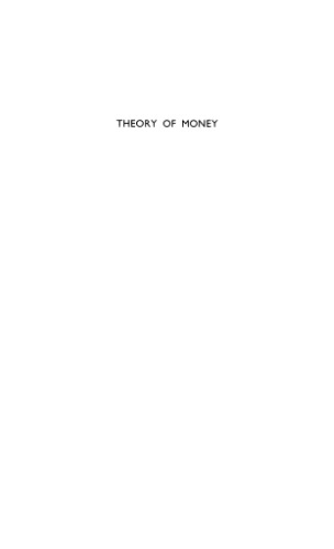 خرید و دانلود نسخه کامل کتاب Theory of Money