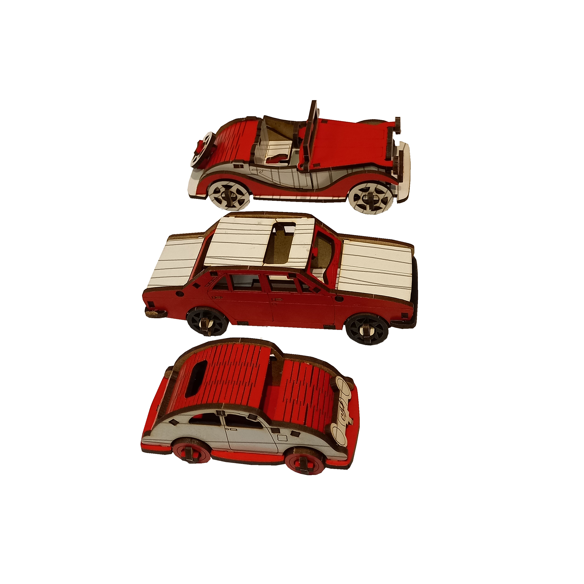 ماکت دکوری مدل ماشین ها کد FFP مجموعه 3 عددی