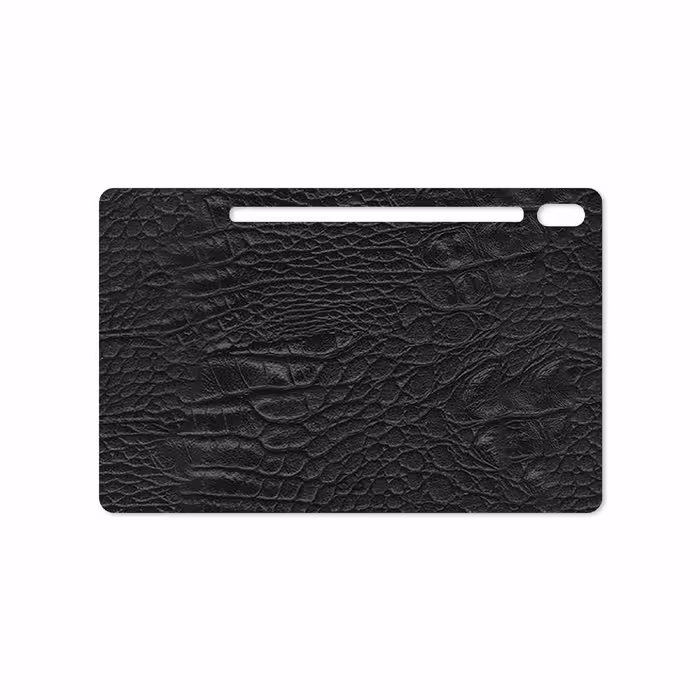برچسب پوششی ماهوت مدل Black-Crocodile-Leather مناسب برای تبلت سامسونگ Galaxy Tab S6 2019 SM-T865