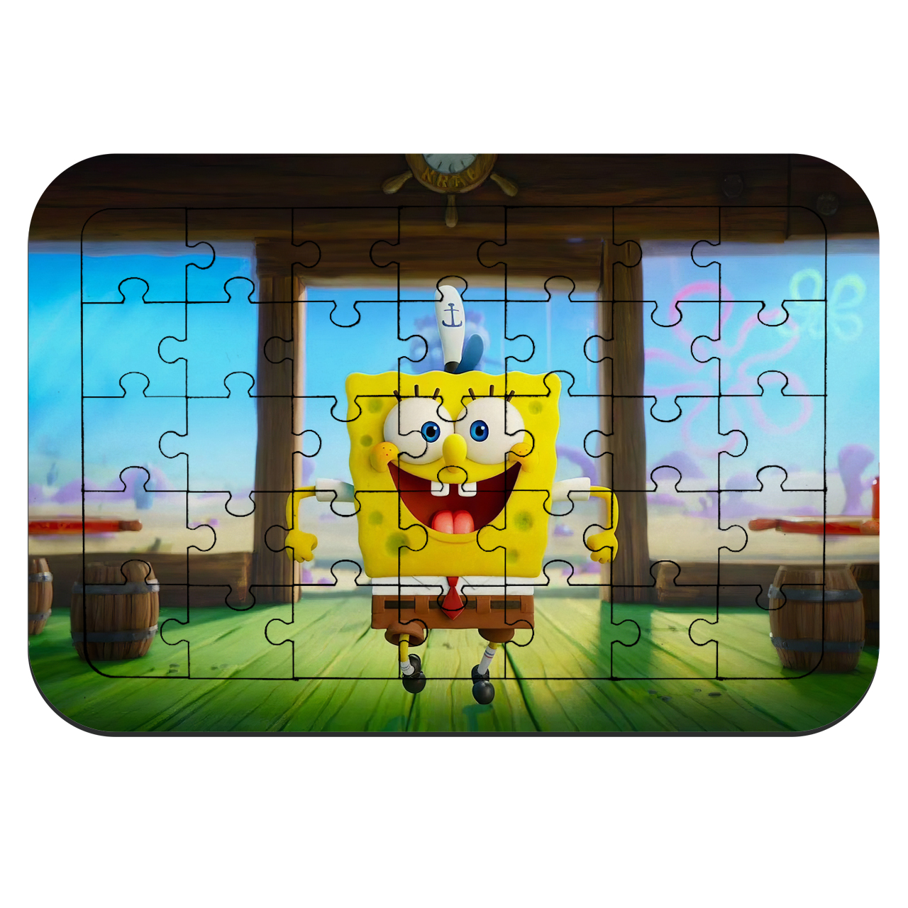  پازل 35 تکه طرح باب اسفنجی مدل NI1024