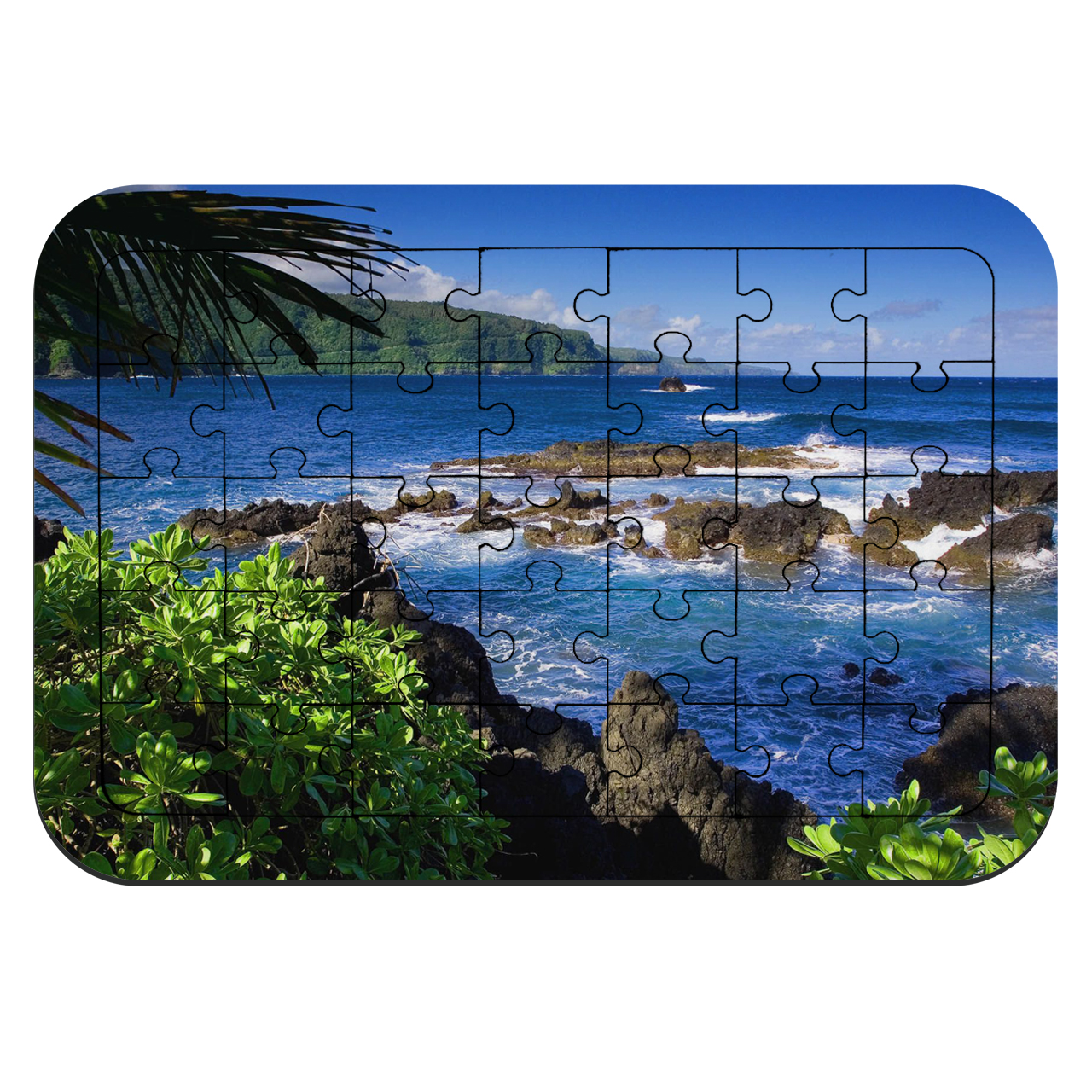  پازل 35 تکه طرح دریا و ساحل استوایی مدل NI2057 