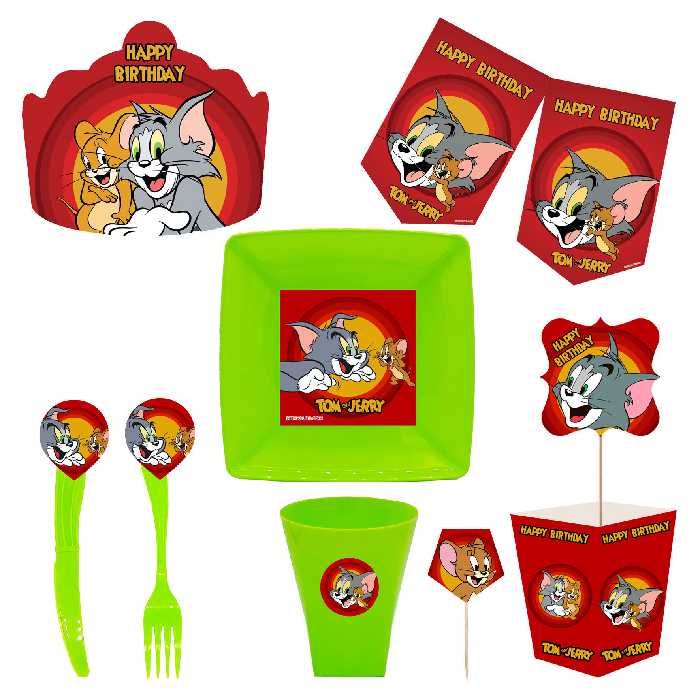  مجموعه 72 عددی تم تولد طرح تام و جری