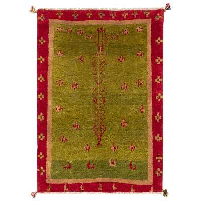 گبه دستباف ذرع و نیم سی پرشیا کد 122168