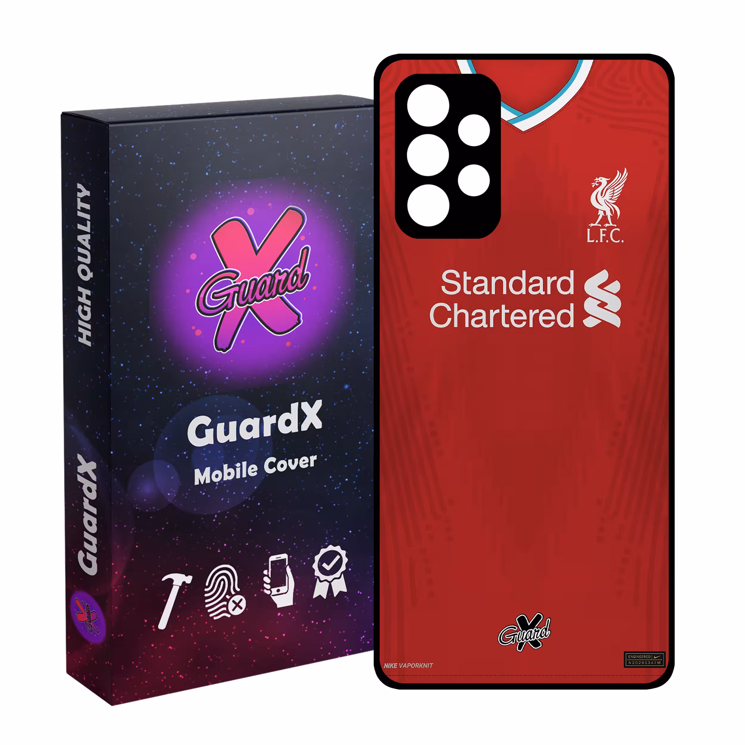 کاور گارد ایکس طرح Liverpool مدل Glass10252 مناسب برای گوشی موبایل سامسونگ Galaxy A53