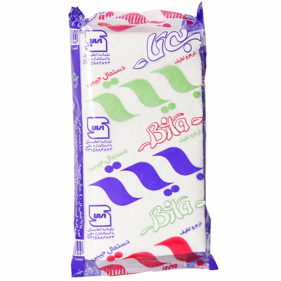 دستمال کاغذی جیبی بی تا و شکوه بسته 10 برگی