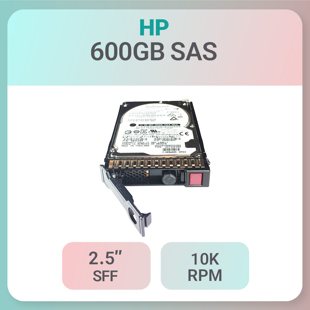 هارد سرور HP 600GB SAS 10K استوک