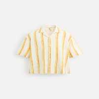 پیراهن مردانه زارا STRIPED VISCOSE-LINEN SHIRT | تهران زارا TehranZara