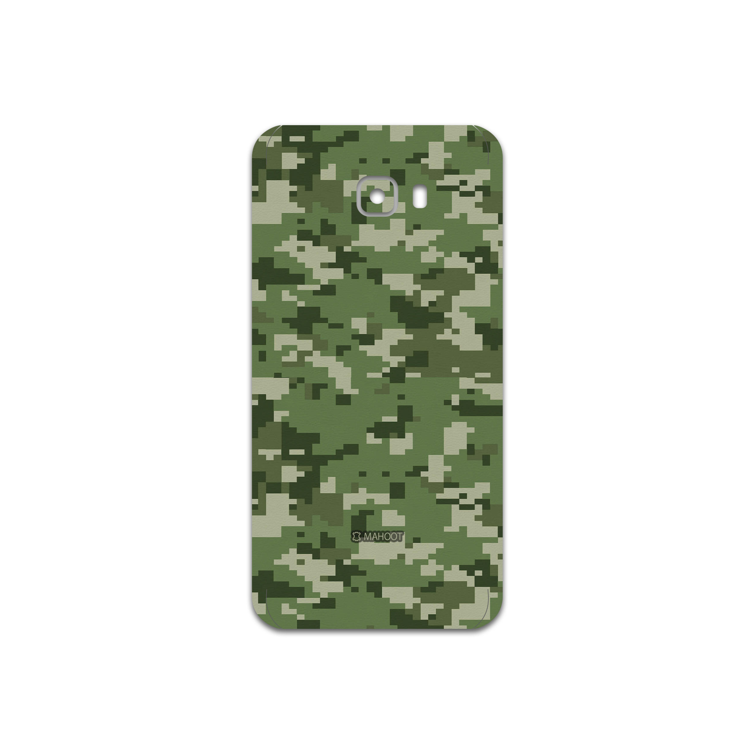 برچسب پوششی ماهوت مدل Army-Green-Pixel مناسب برای گوشی موبایل سامسونگ Galaxy C7 Pro