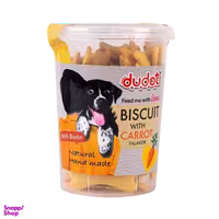 تشویقی بیسکوییت سگ دودوتی (Dudoti) با طعم هویج وزن 150g