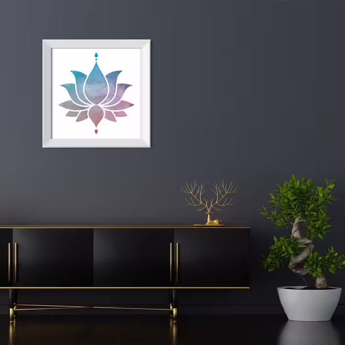 تابلو مدل Lotus کد TM66 | دنیای قاب