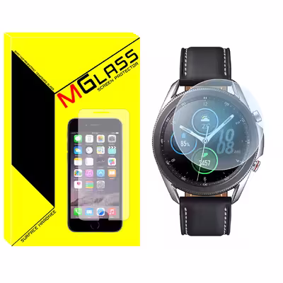 محافظ صفحه نمایش شیشه‌ای ام گلس مدل SH-MG مناسب برای ساعت هوشمند سامسونگ Watch 3 41mm