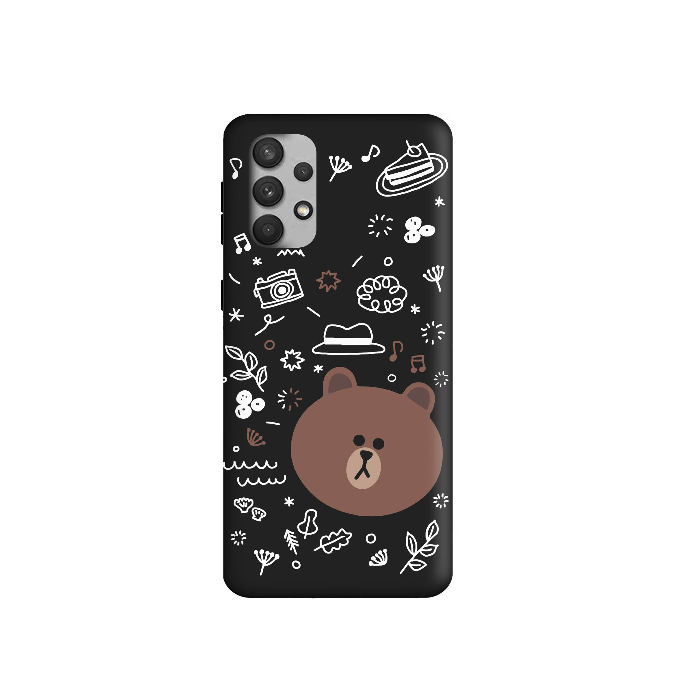 کاور طرح خرس فانتزی کد 1321 مناسب برای گوشی موبایل سامسونگ Galaxy A13 4G