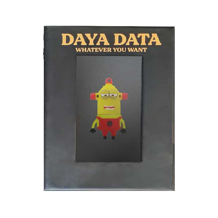 فلش مموری دایا دیتا طرح مینیون کارگر مدل PC1007 ظرفیت 16 گیگابایت