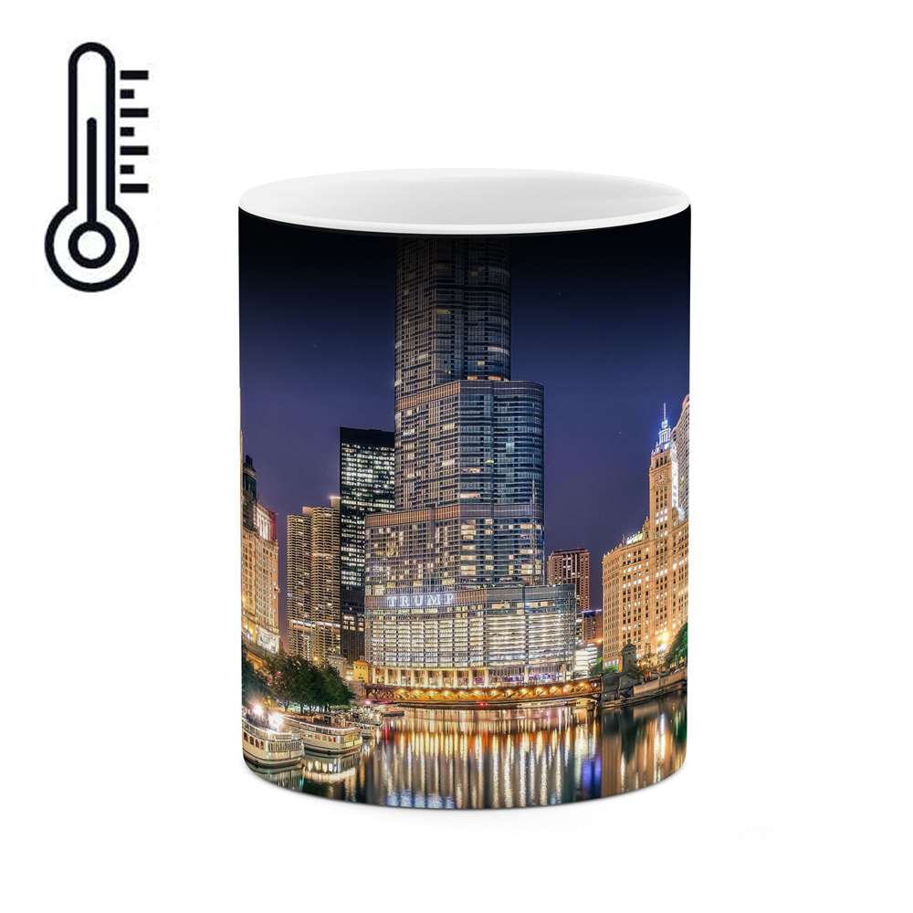 ماگ حرارتی کاکتی طرح شهر مدل mgh13464