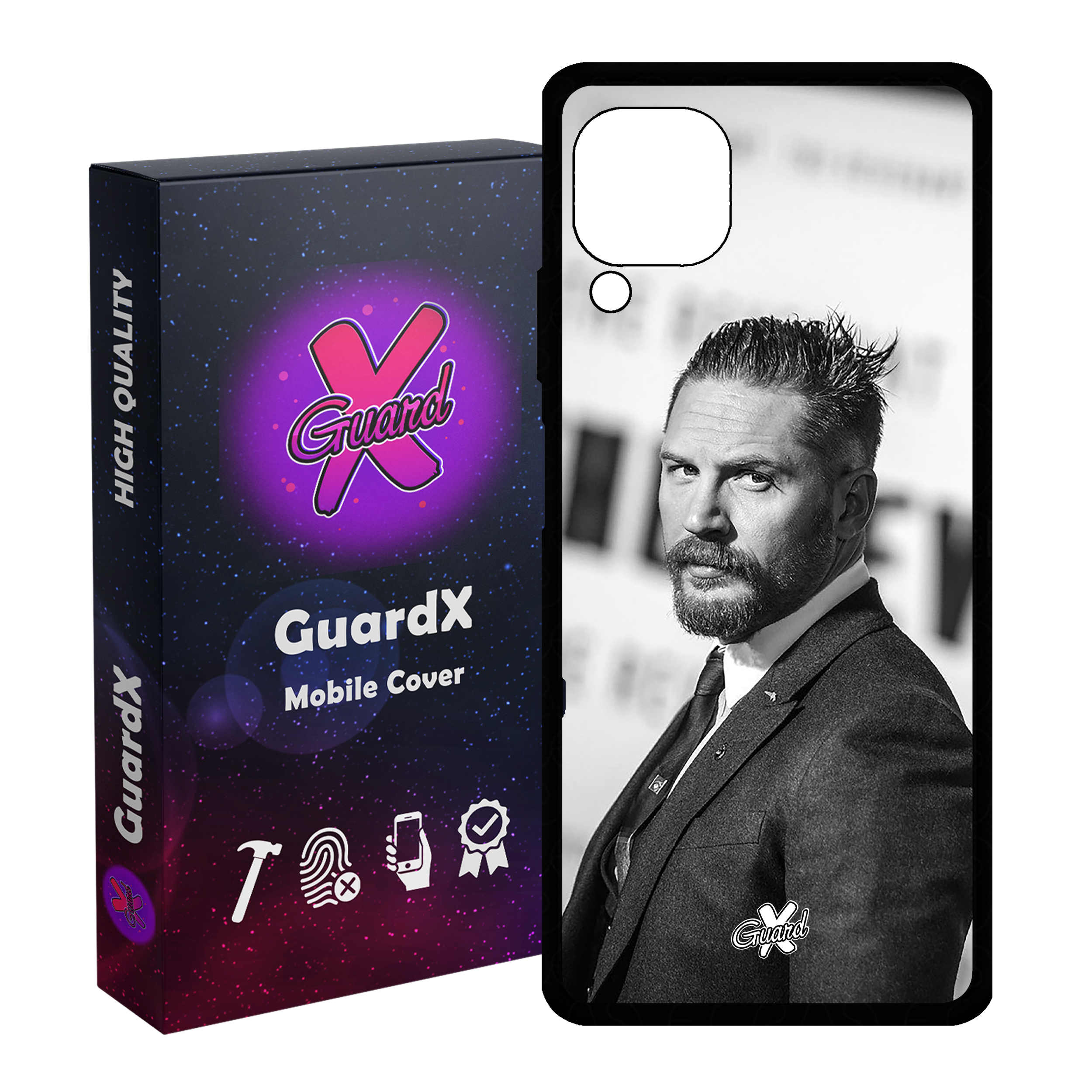 کاور گارد ایکس طرح تام هاردی مدل Glass10140 مناسب برای گوشی موبایل هوآوی Nova 7i / Nova 6 SE / P40 Lite