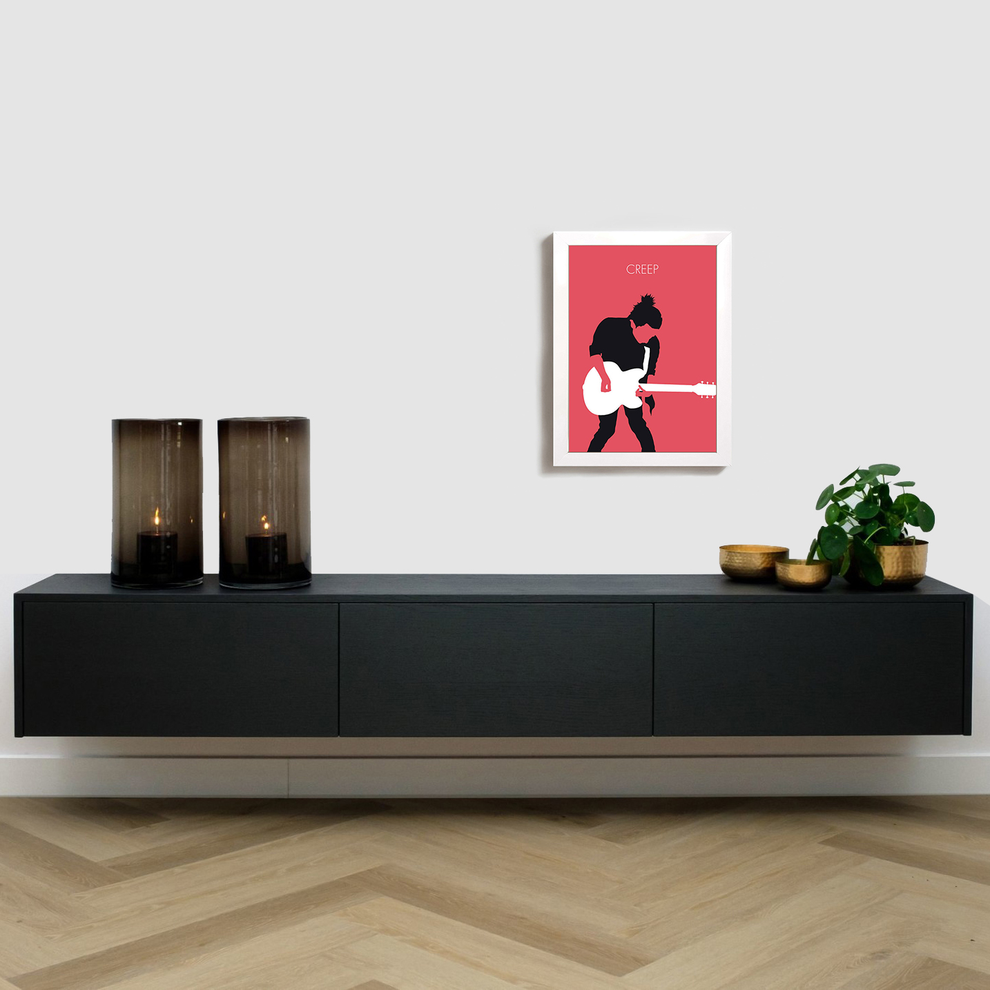 تابلو مدل رادیوهد تام یورک radiohead creep thom yorke W357