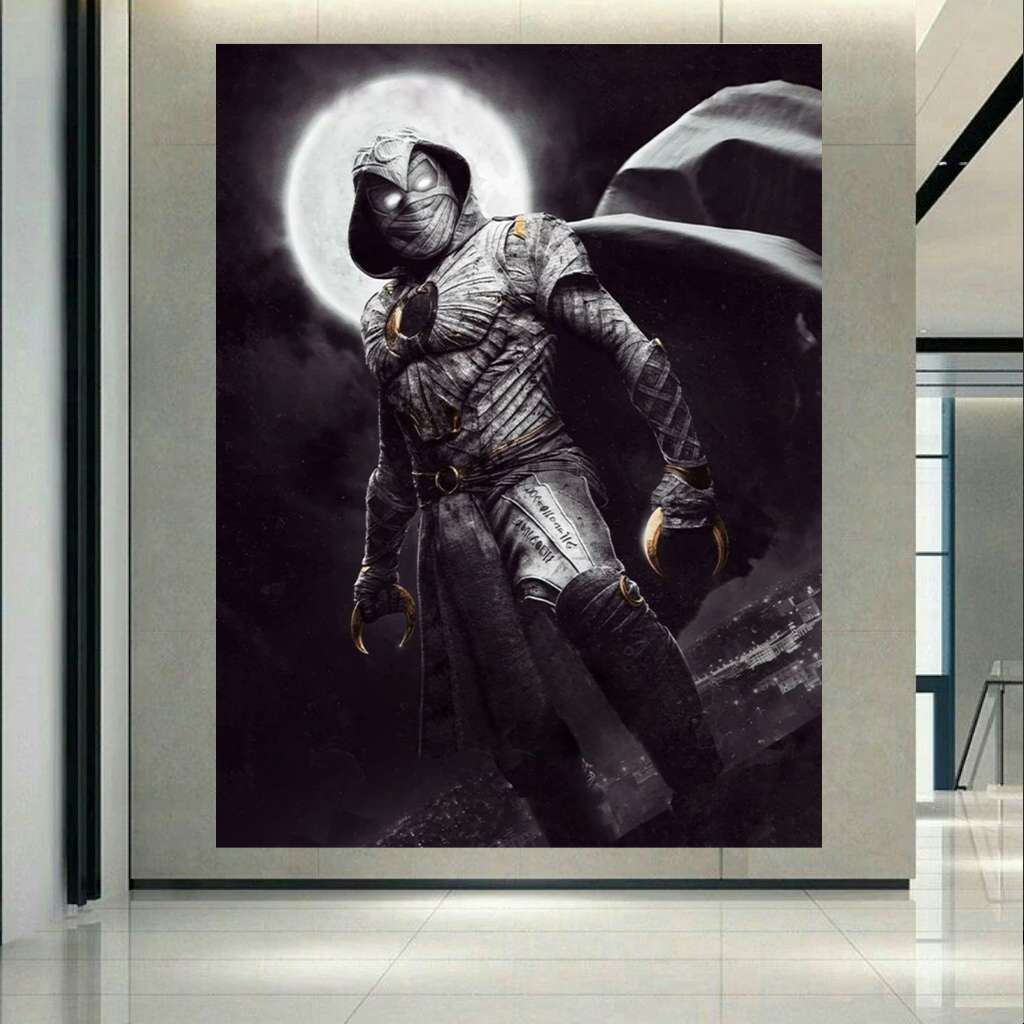 تابلو بوم طرح سریال مدل Marvel Moon Knight 2022 کد  AR2590