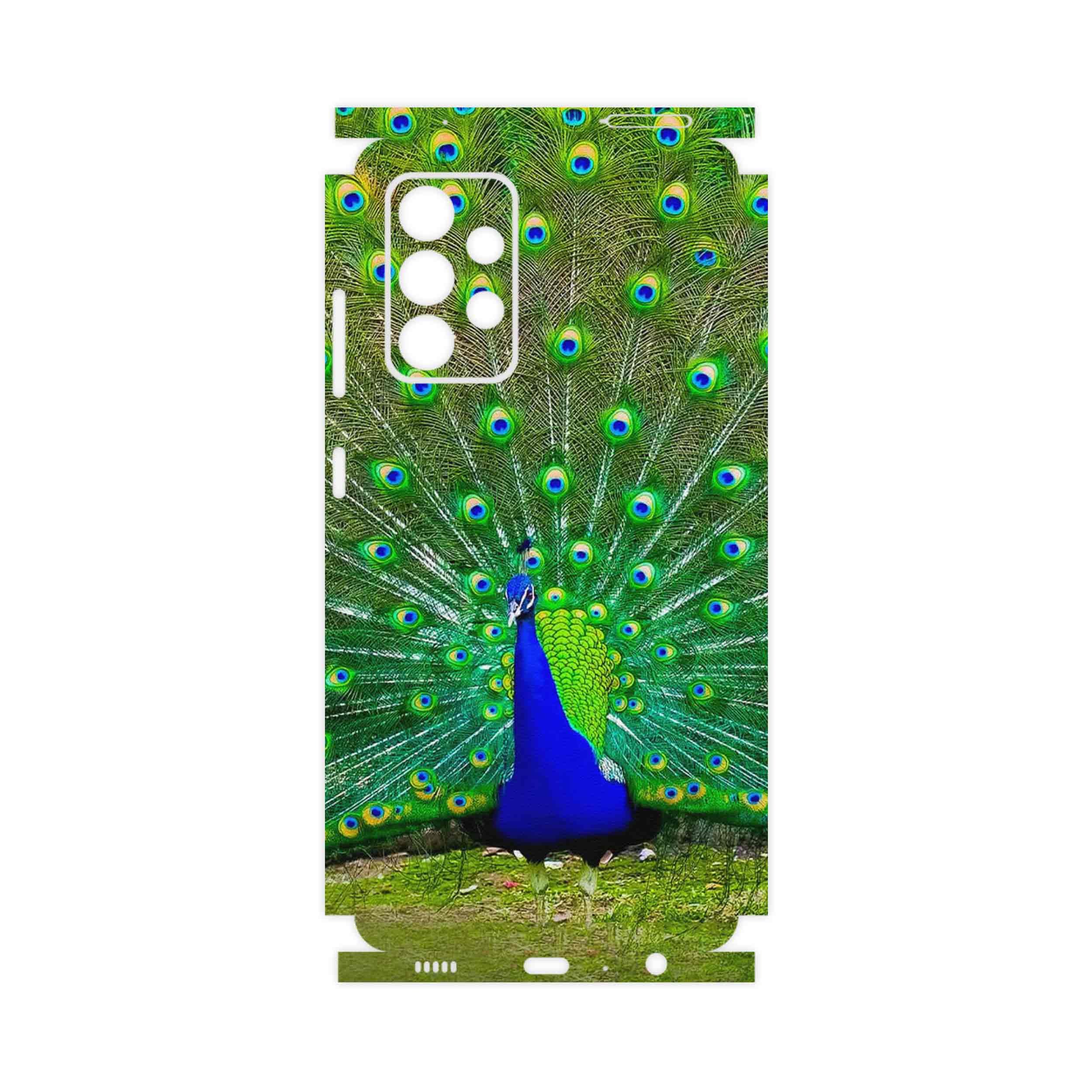 برچسب پوششی ماهوت مدل Peacock-FullSkin مناسب برای گوشی موبایل سامسونگ Galaxy A52 4G