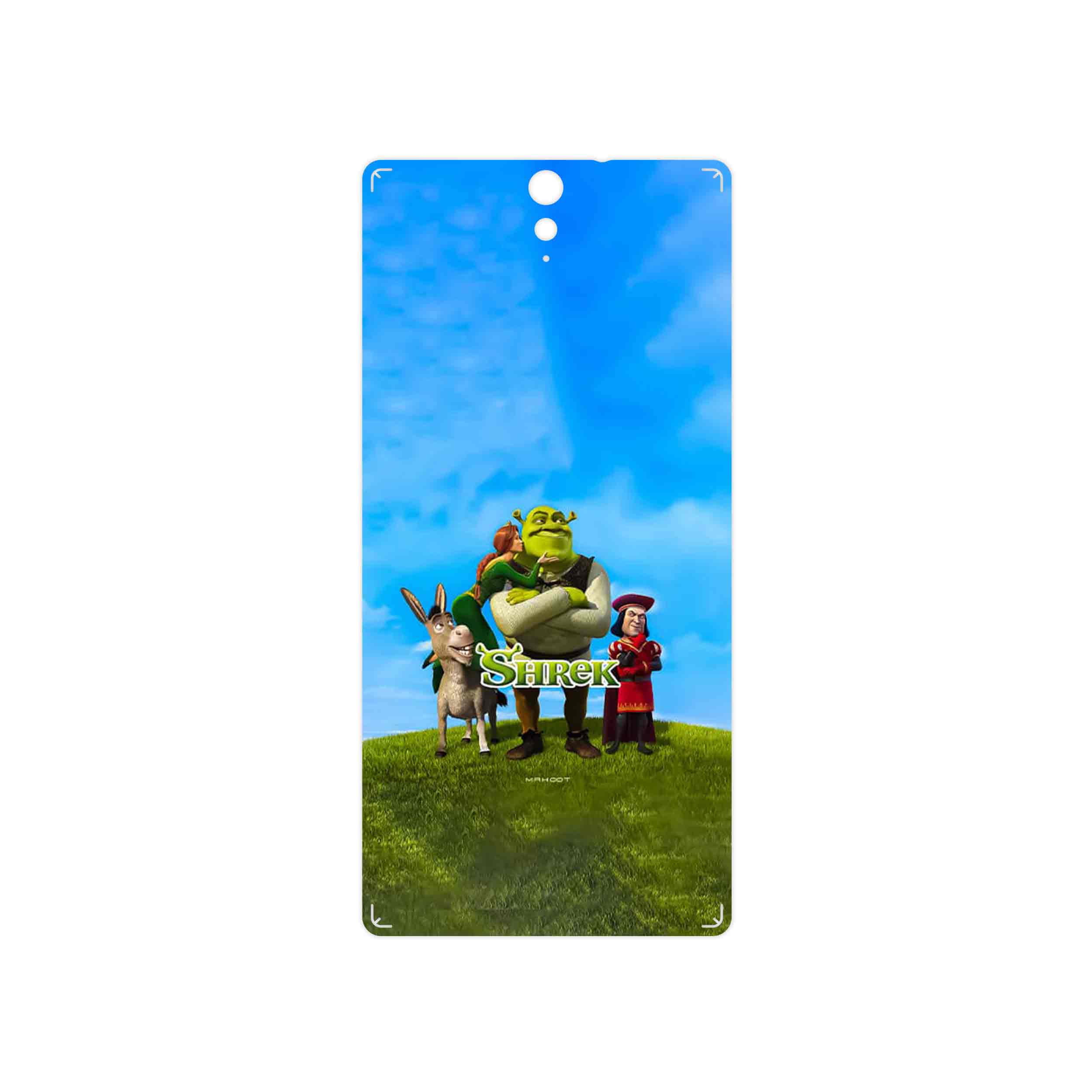 برچسب پوششی ماهوت مدل Shrek مناسب برای گوشی موبایل سونی Xperia C5
