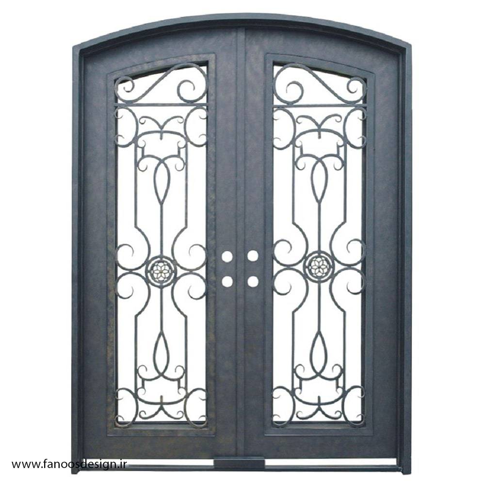 درب ورودی ساختمان فلزی کد 2190