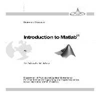 خرید و دانلود نسخه کامل کتاب Introduction to Matlab