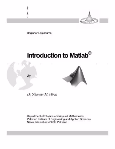 خرید و دانلود نسخه کامل کتاب Introduction to Matlab