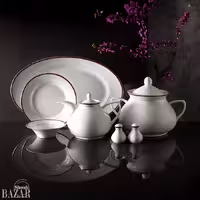 سرویس غذاخوری 12 نفره سپینود ارغوانی 108 پارچه سری شهرزاد چینی زرین