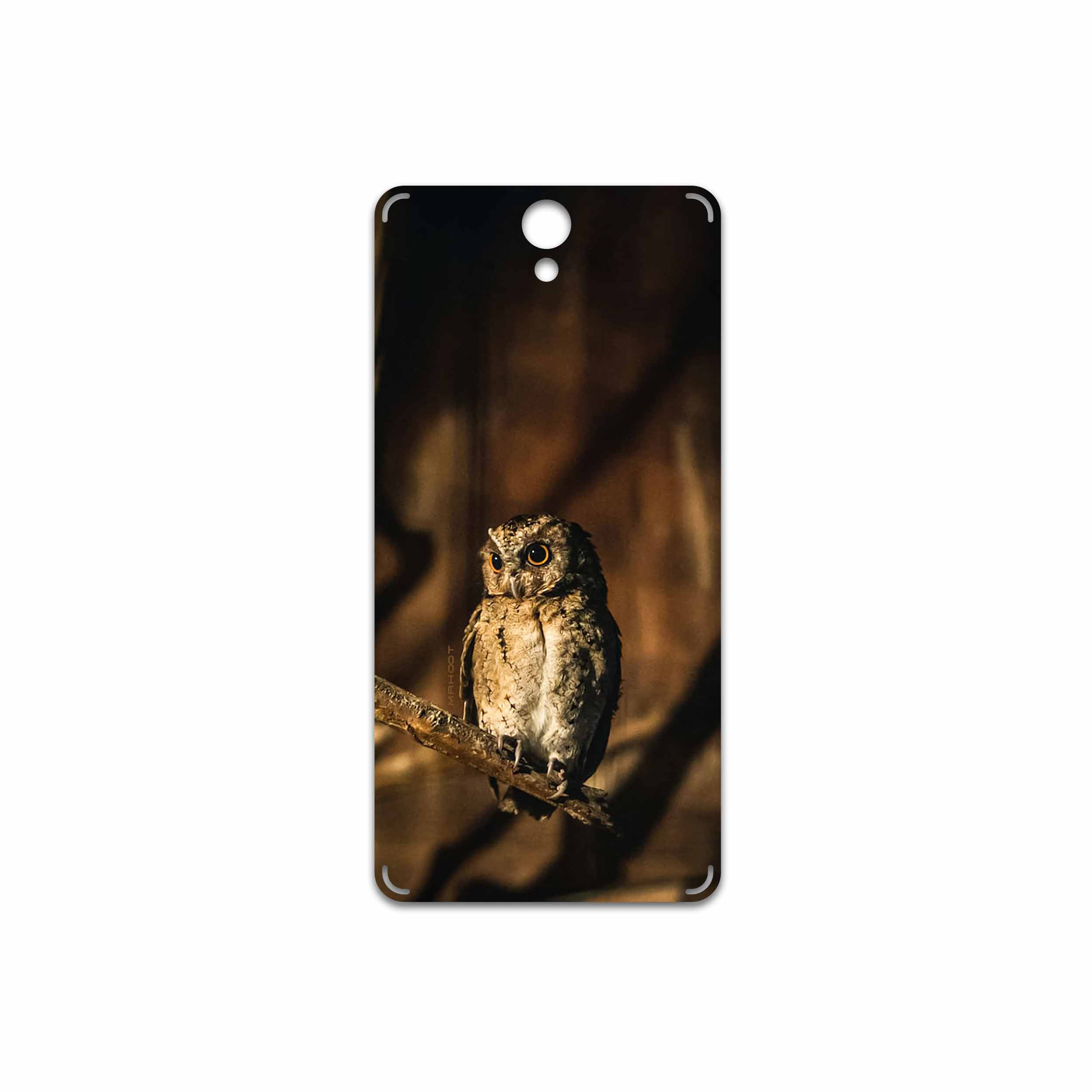 برچسب پوششی ماهوت مدل Owl مناسب برای گوشی موبایل لنوو Vibe S1