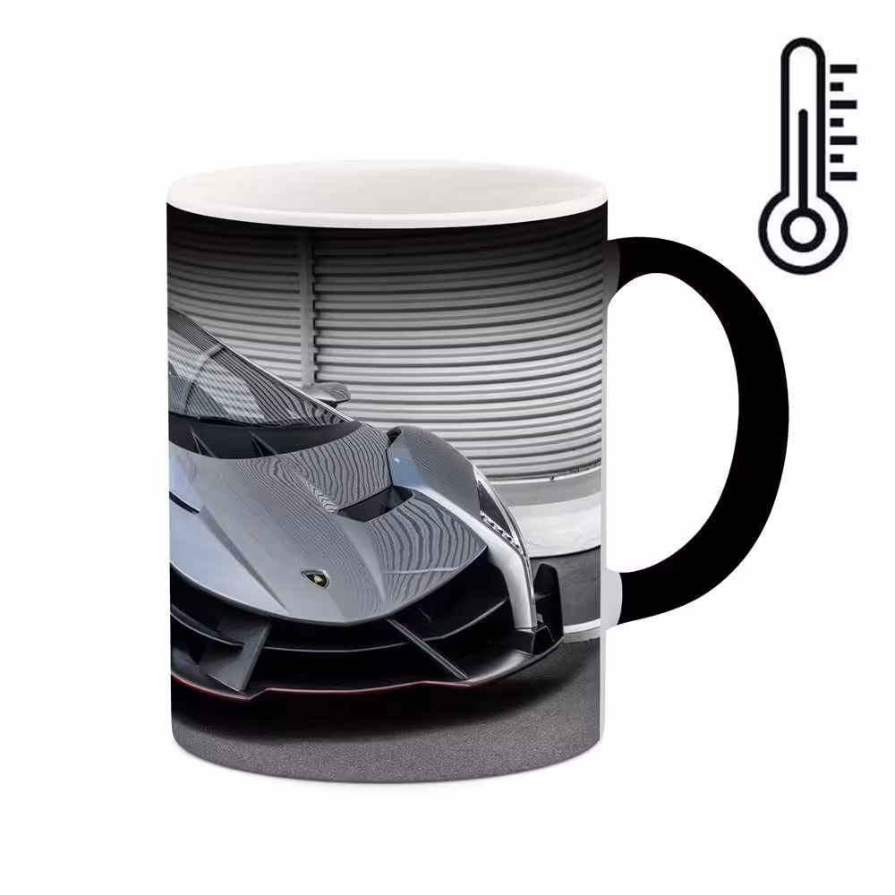 ماگ حرارتی طرح ماشین lamborghini huracan مدل mgph15590