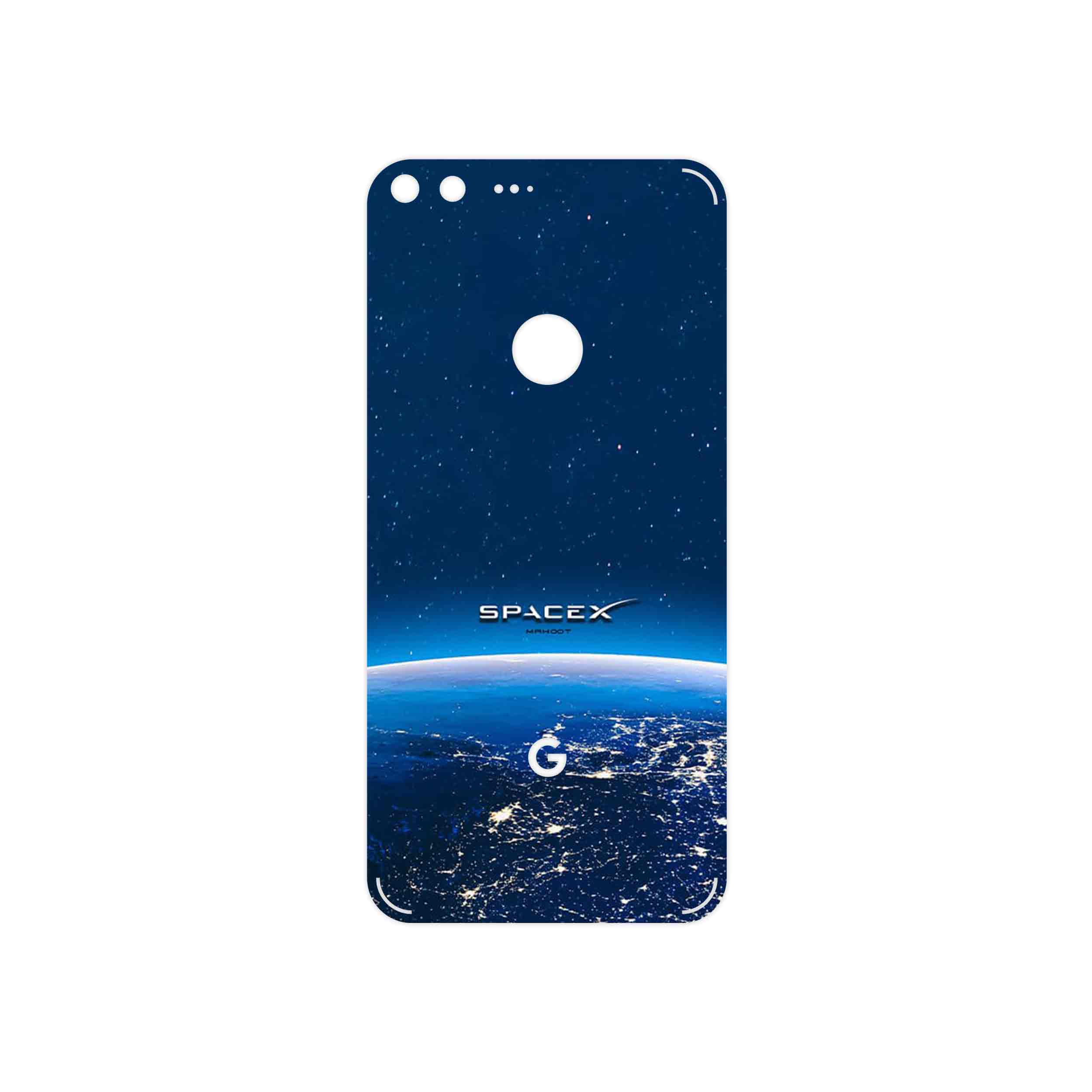 برچسب پوششی ماهوت مدل Space X مناسب برای گوشی موبایل گوگل Pixel