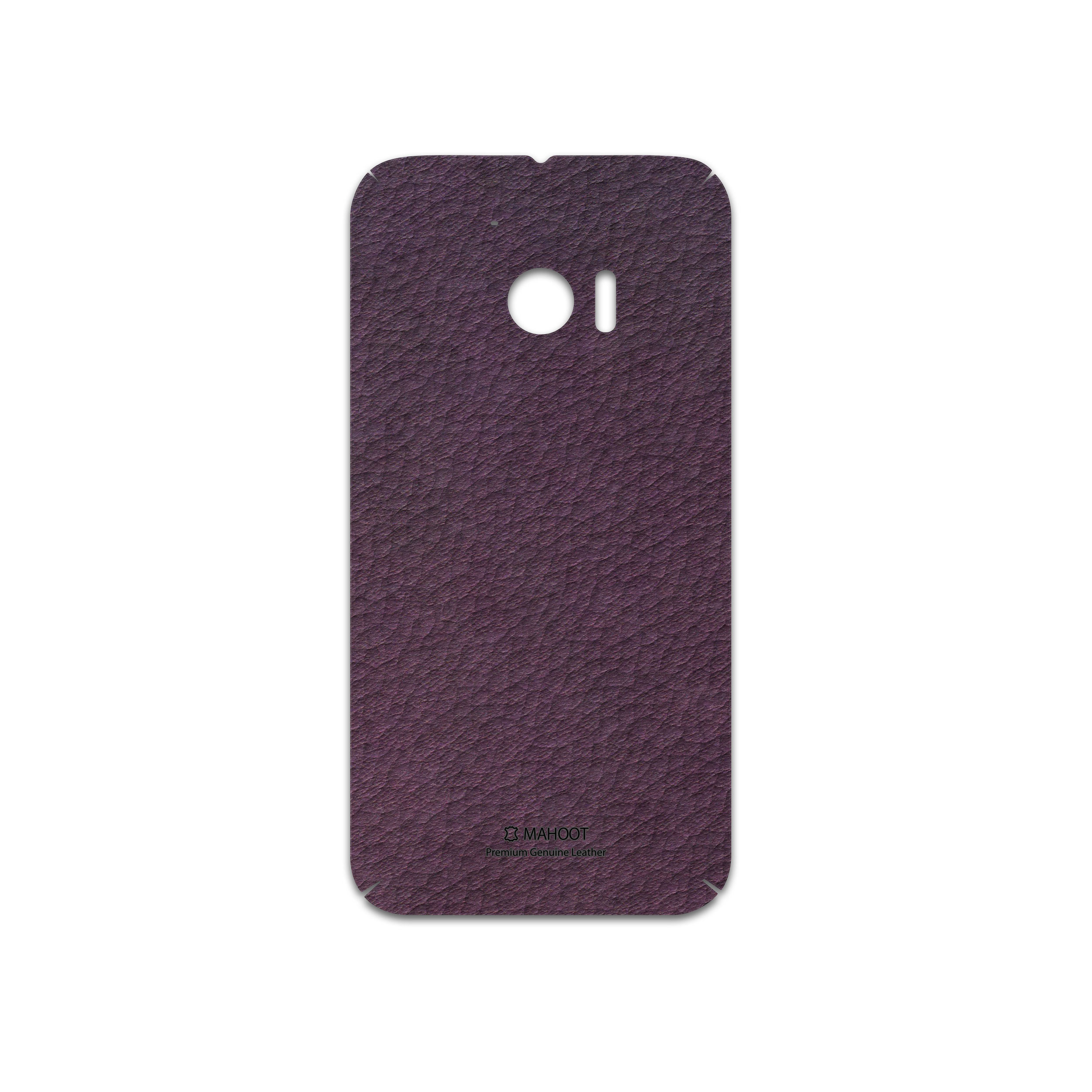 برچسب پوششی ماهوت مدل Purple-Leather مناسب برای گوشی موبایل اچ تی سی 10