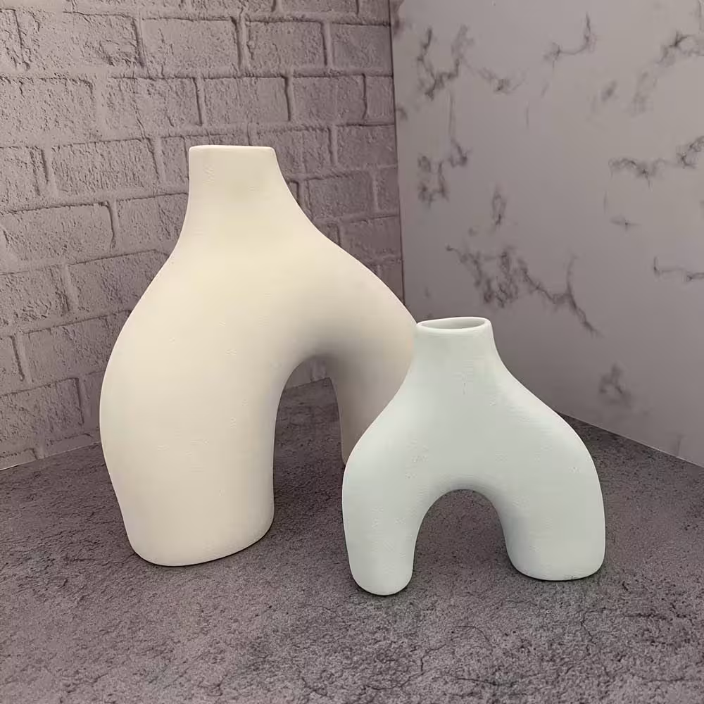 ست گلدان دکوری دوقلو بزرگ