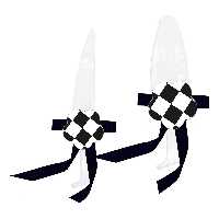 ست کارد و کفگیر سرو کیک مدل شطرنجی مجموعه 2عددی