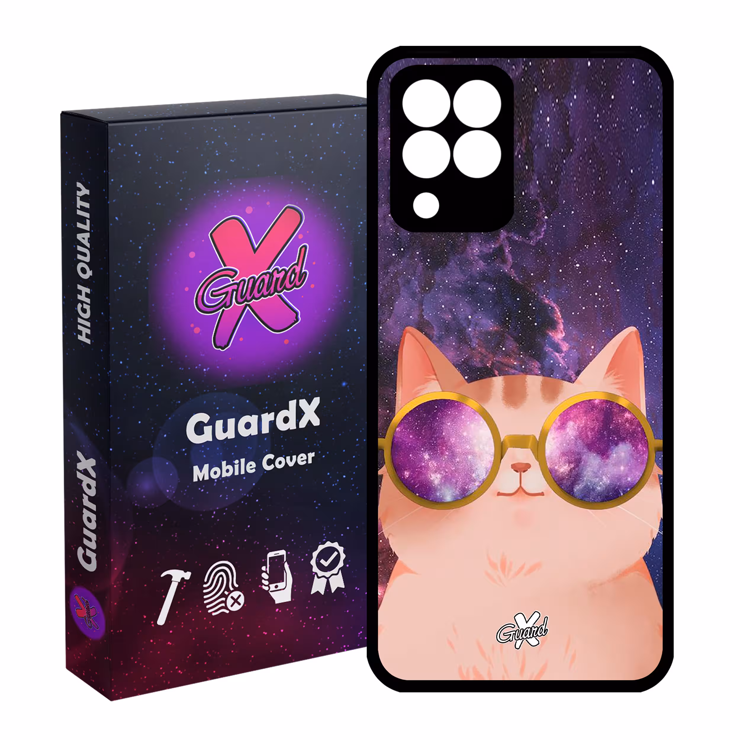 کاور گارد ایکس طرح Cat مدل Glass10078 مناسب برای گوشی موبایل سامسونگ Galaxy M33/M33 5G