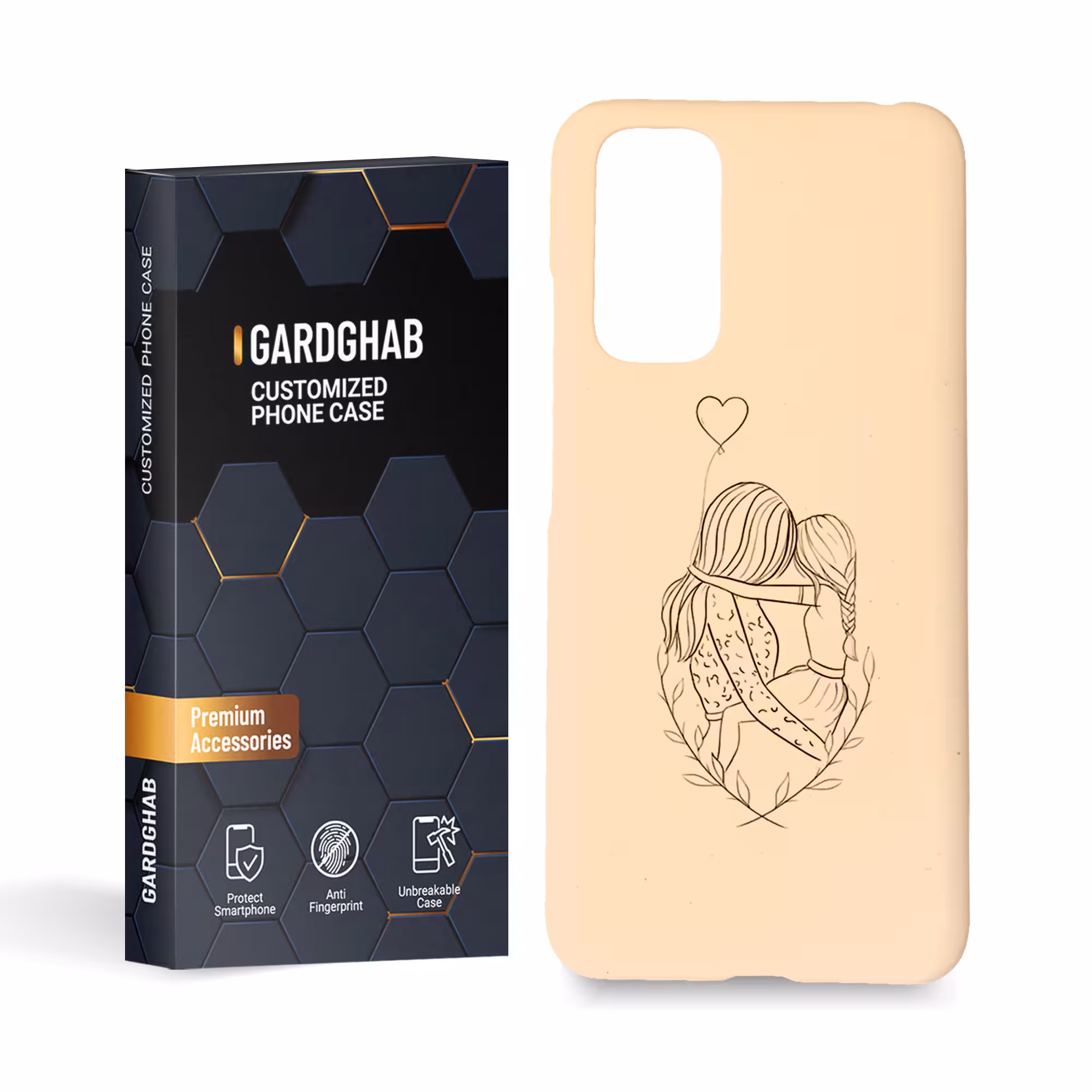 کاور گارد قاب مدل دخترانه مناسب برای گوشی موبایل شیائومی redmi note 11 4g